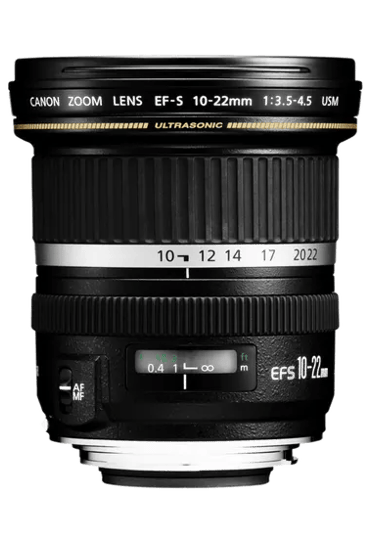 The 10-22mm EF-S zoom lens from Canon