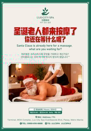 Christmas Promo At Luo City Spa