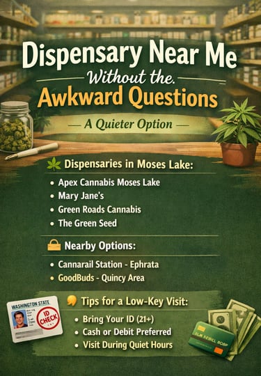 Dispensary Near Me Without the Awkward Questions — A Quieter Option