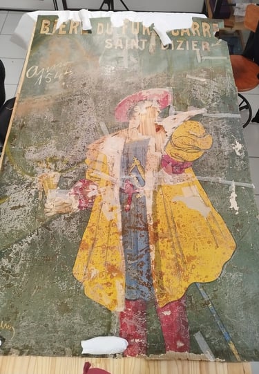 affiche Fort Carré restauration