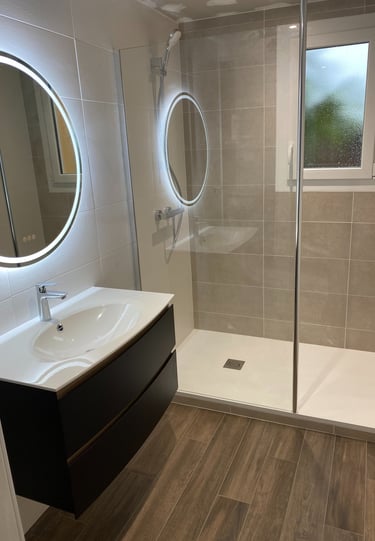 salle de bain rénovée