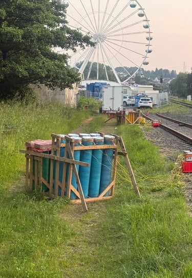 Feuerwerk Beispiele Großveranstaltung Saarland