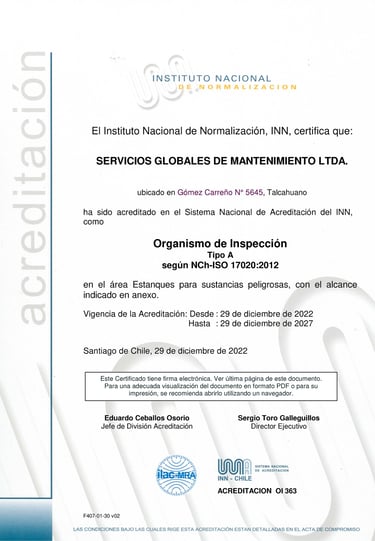 GMS INN Sustancias Peligrosas