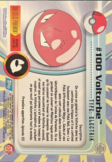 Voltorbe topps série 2