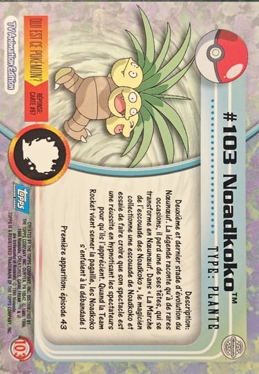 Noadkoko topps série 2