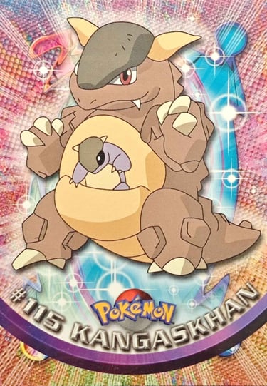 115 Kangaskhan Topps Pokémon series 2 US