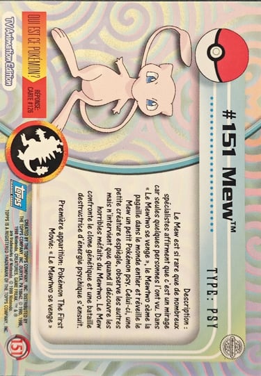 Mew topps série 2