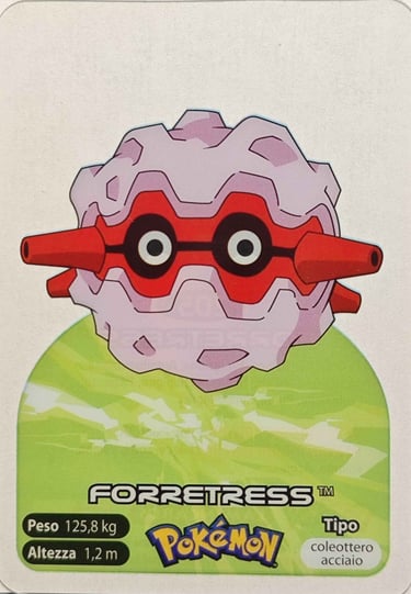 205 Forretress Lamincards spécial édition