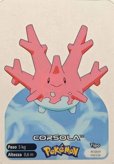 222 Corsola Lamincards spécial édition