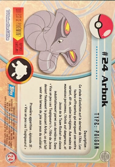 arbok topps serie 1