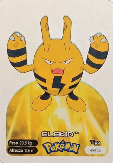 239 Elekid Lamincards spécial édition