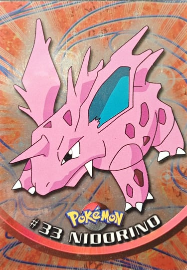 Nidorino topps serie 1 foil