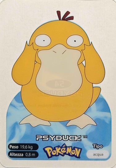 54 Psyduck lamincards spécial édition
