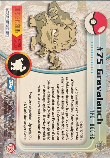 Gravalanch topps série 1
