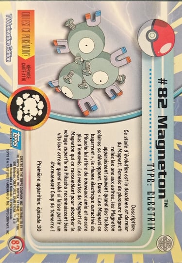 Magneton topps série 2
