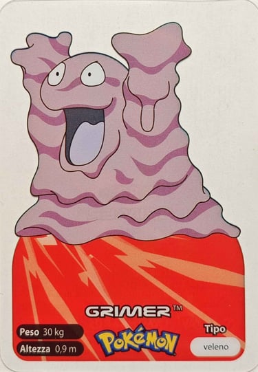 88 Grimer lamincards spécial édition
