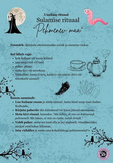 Ussikuu rituaal Sulamise rituaal Soul Sisters Tarot
