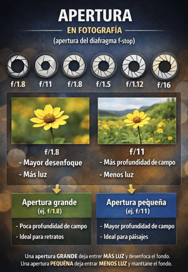 Apertura en fotografía
