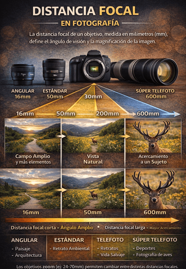Distancia focal en fotografía