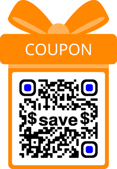 wiederverwendbarer qr-code - beispiel COUPON Kampagne