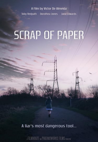 Scrap Of Paper Short film - Sound Design, Foley, Dialogue Edit and Film Mixing