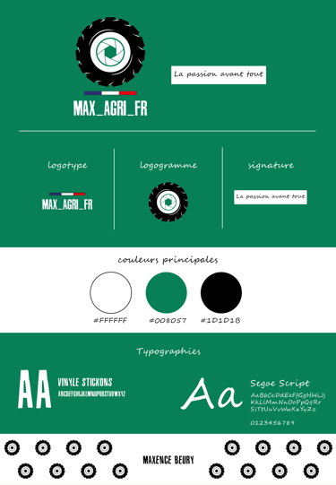 charte graphique, création, campagne, agriculteur, photographe