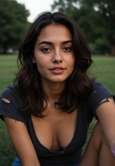 Kira sexy POV sul prato, di Ophelio