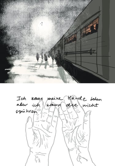 Siberian Chronicles graphic projects by Seseg Illustration. German soldier in WW1