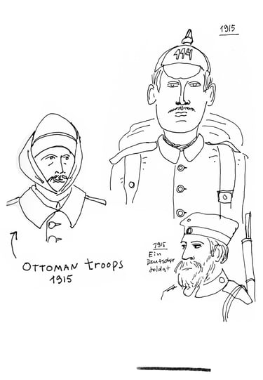 Sketch by Seseg Jigjitova