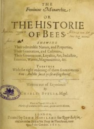 1623 edition of Butler’s Feminine Monarchie.