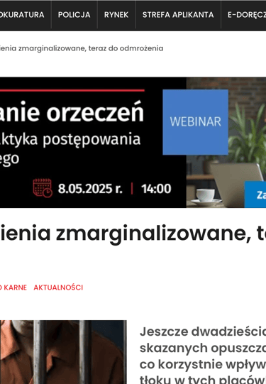 Wypowiedź adwokata ze Szczecina w sprawie z zakresu prawa karnego.
