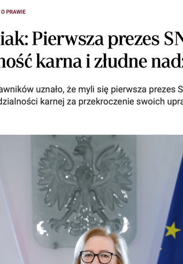 Wypowiedź adwokata ze Szczecina w sprawie z zakresu prawa karnego.