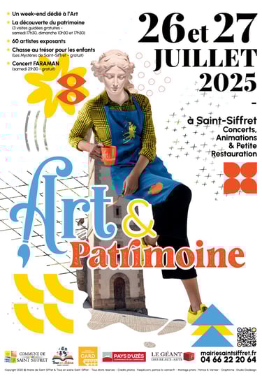 art et patrimoine exposition art Saint Siffret