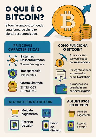 imagem de um gráfico resumindo o processo do Bitcoin