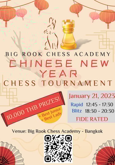 Big Rook Chess Academy Chess Tournament, Bangkok Thailand