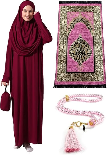 ensemble robe, tapis , perle