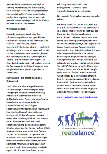 Pressebericht Andrea Furlani-Krebel