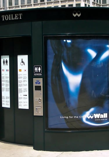paid public restroom