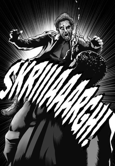 Fatal-Ray indie comic page crime noir fight