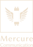 Mercure Communication Logotype beige