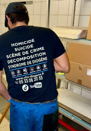 Nettoyage après décès et scène de crime à Saint-Yrieix-la-Perche en Haute-Vienne