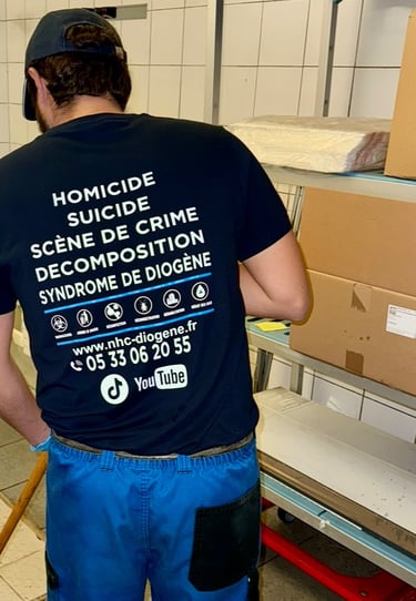 Nettoyage après décès et scène de crime à Aixe-sur-Vienne en Haute-Vienne