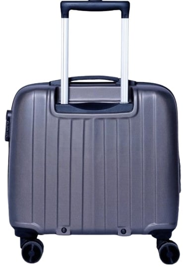 fiber pilot trolley bag with eight wheels