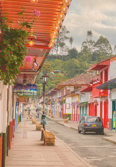 Charming Colorful Salento in Colombia
