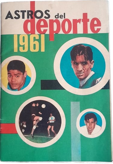 1961 Astros Del Deporte Album Sports Card Stickers from Uruguay