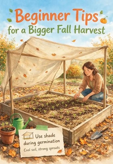 what veggies to plant in late summer for fall harvest
