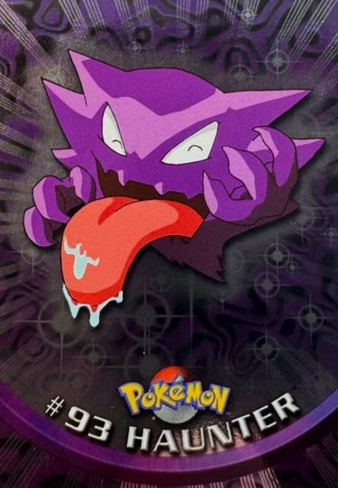 93 Haunter Topps Pokémon series 2 US smooth foil