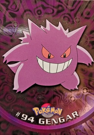 94 Gengar Topps Pokémon series 2 US silver foil