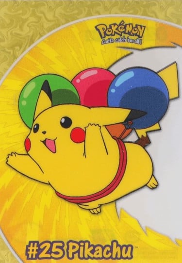 PC1 Clear Cards PC1 Pikachu Topps Pokémon series 2 US front