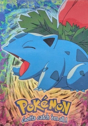 E2 Of E12 Ivysaur Topps Pokémon The First Movie rainbow foil